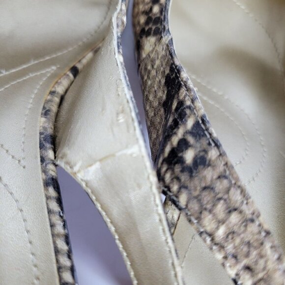Tahari snake print platform slingback Heels Size 7M - Picture 12 of 12